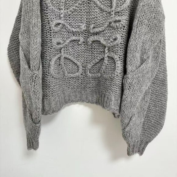 LOEWE Anagram oversized mohair-blend sweater - Picture 6 of 13